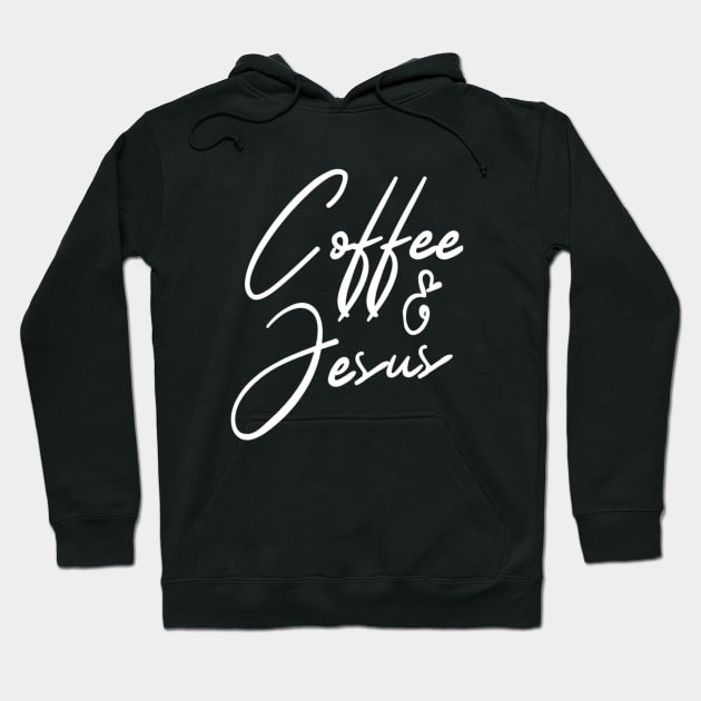 Coffee and Jesus Hoodie by Printnation